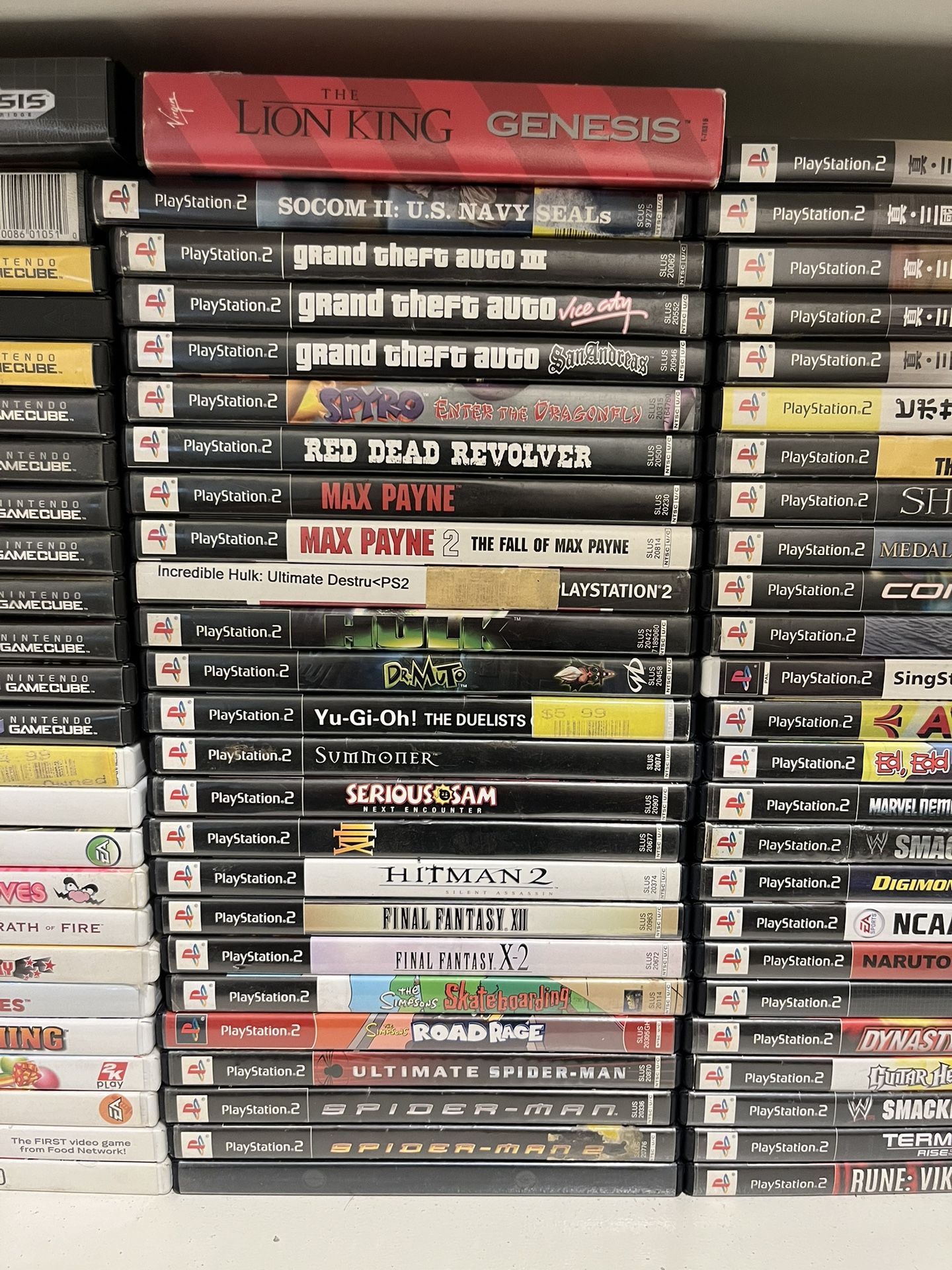 Sony PS2 Video Game Lot
