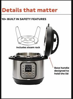 Instant Pot Duo Mini 3-Quart, Electric Pressure Cooker, 7-in-1