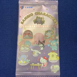Blind Sanrio characters trading cards