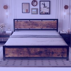 CA King Vintage Brown Frame 