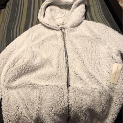 Ladies Black and White Coat