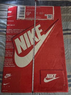Nike box soft rug