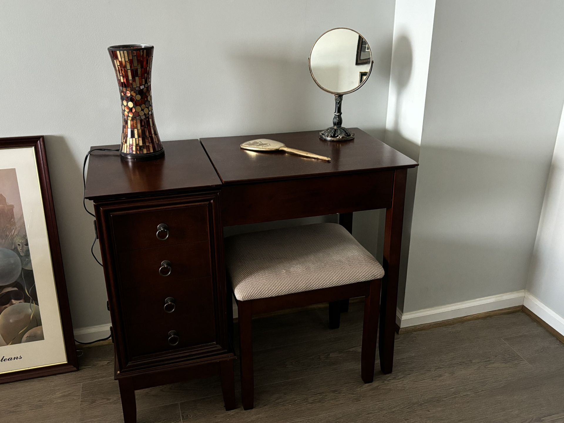 Vanity With Bench