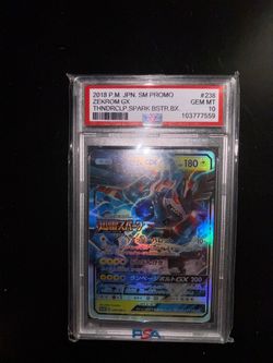 2018 Japanese Zekrom EX PSA 10 Pokémon Card