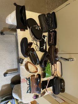 Large lot of high-end sunglasses preferred to sell everything together