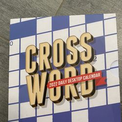 Crossword 2022 Daily Desktop Calendar NEW 