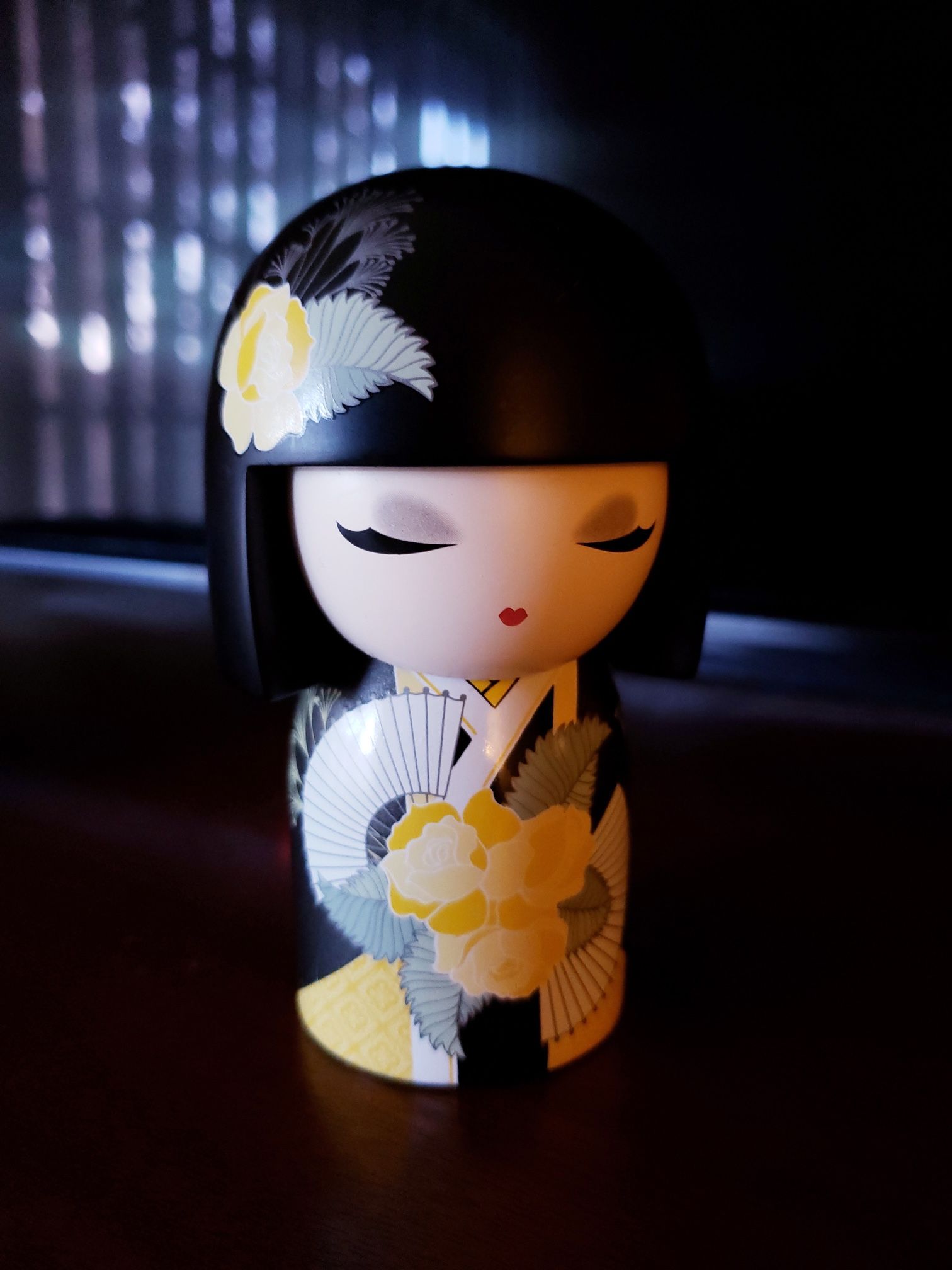 (Kimidor) RARE 3.49 Inch Kimmidoll Kokeshi Doll L TGKFL071 NAOMI Collectors