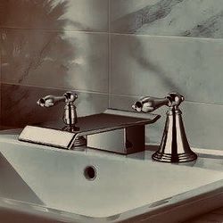 Widespread Bathroom Faucet 2-Handle 3 Hole Hot & Cold