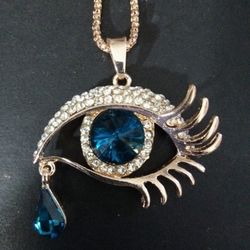 Betsey J Teary Eye Necklace