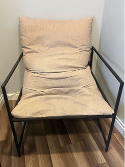 Grey and Black Chair