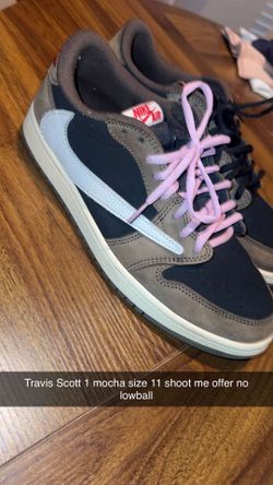 Jordan 1 Travis Scott mocha size 11