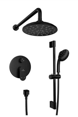 Mondawe Matte Black Shower Set