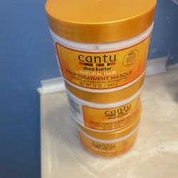  3 Cantu Shea Butter for Natural Hair Deep Treatment Masque, 12 Ounce (Pack of