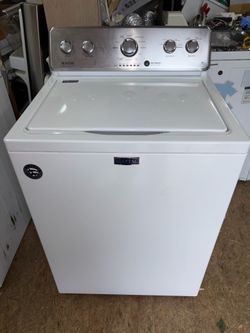 Maytag top load super capacity commercial technology washer