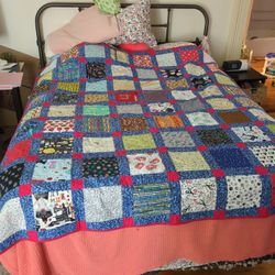 Handmade Sewing Themed Quilt