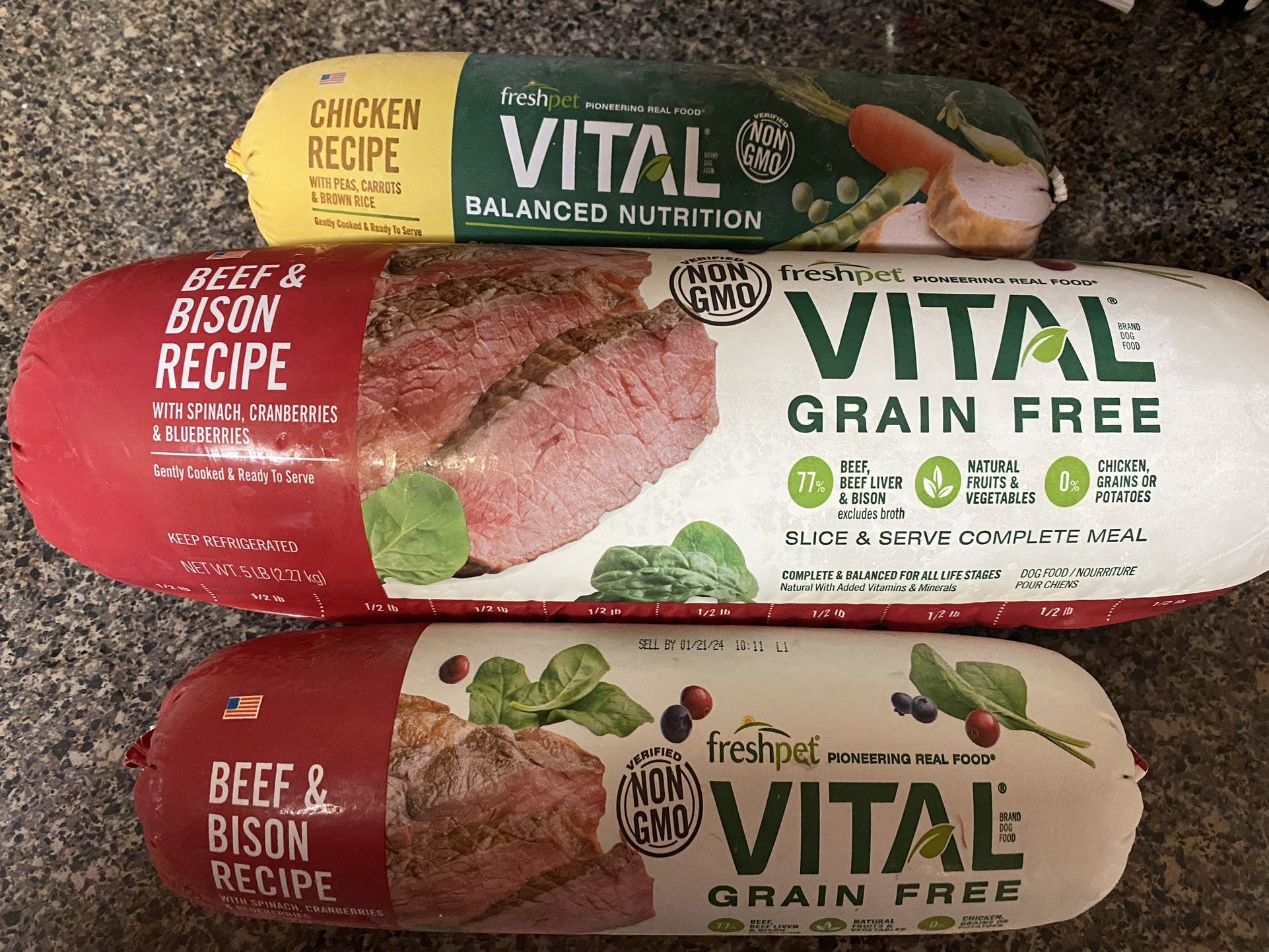 Fresh dog food