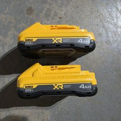 DeWalt 20Volt XR Powerpack Batteries 4.0