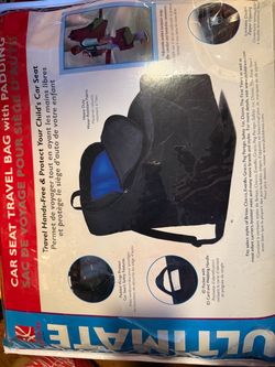 Ultimate car seat travel bag  with padding