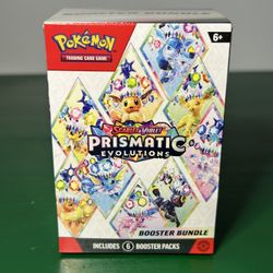 Sealed/New Pokemon TCG Prismatic Evolutions Booster Bundle