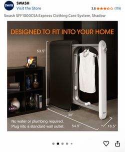 SWASH Express Clothing Care System