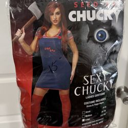 Adult Size Large Sexy Chucky Costume Just $5