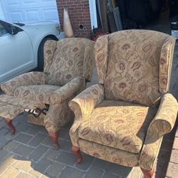 2 Recliners Fair Condition 