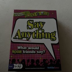 Say Anything card game