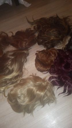 Wigs Long And Short $5 Each