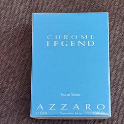 NEW & SEALED AZZARO CHROME LEGEND MENS LARGE SPRAY 30$