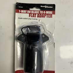 Haul Master 7-Way RV Blade to 4-Wire Flat Adapter (new)