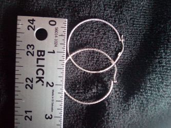 Silver Hoop Earings
