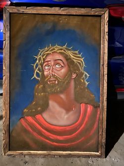 Oil painting of Jesus Christ