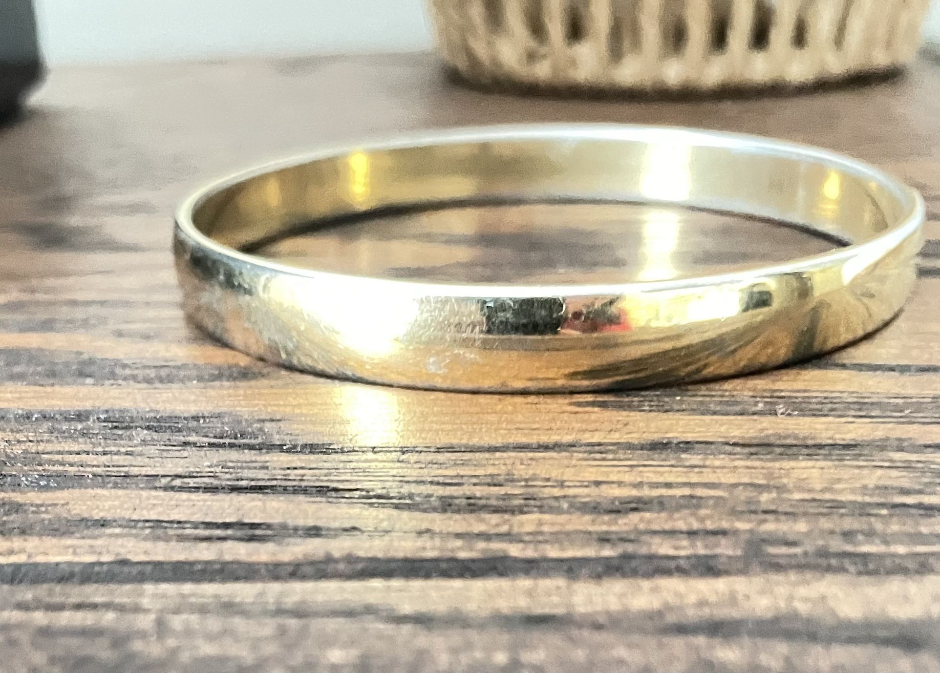 Monet Brand Vintage Gold Plated Bangle