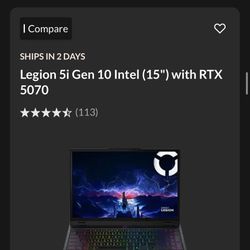 Lenovo Legion 5i oled 5070 I9 14900hx