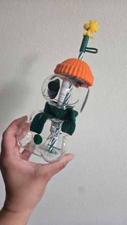 Starbucks Snoopy Glass Jar