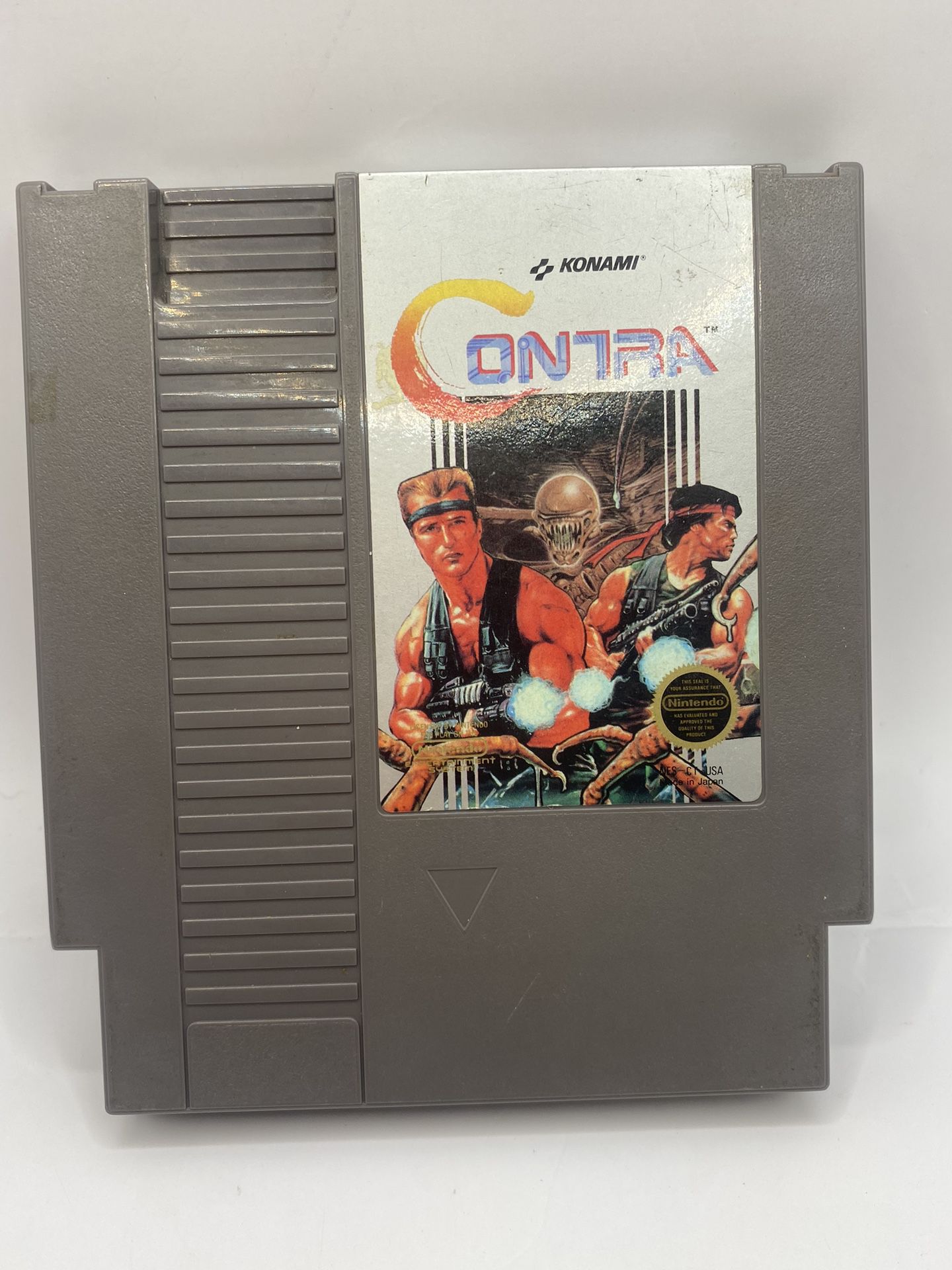Contra (Nintendo NES, 1988) Cartridge Only Authentic Tested And Works Cleaned