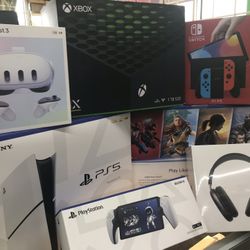 Ps5 Xbox X Oculus Quest3 Nintendo Switch New Sealed No Credit Needed Pay Down Only