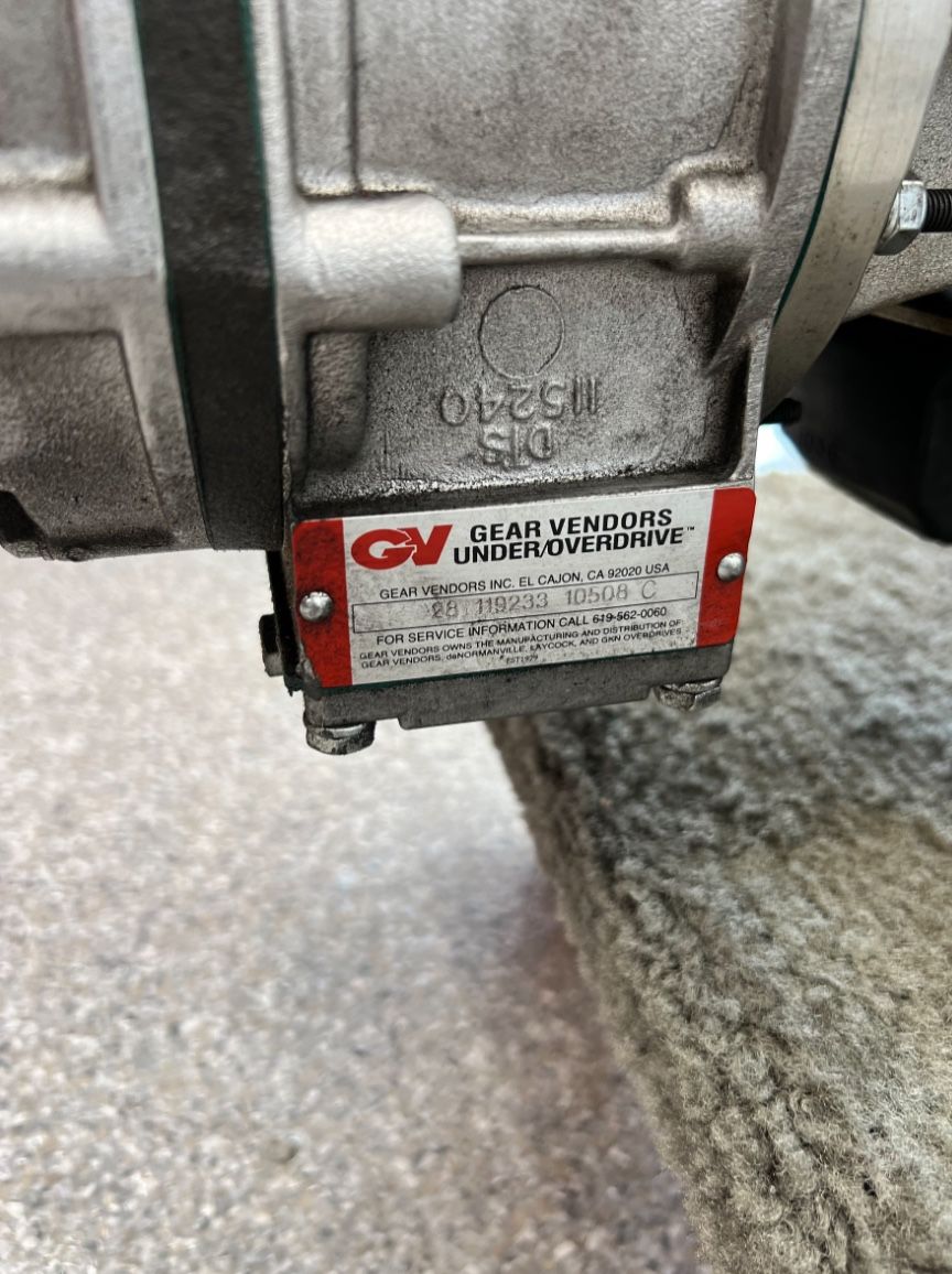 Mike's Transmission Turbo 400 + Gear Vendors Overdrive Driveshaft