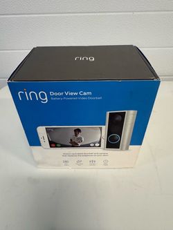 New Ring Door View Cam Battery-Powered Video Doorbell