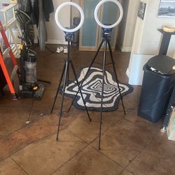 Ring Lights With Stands (2 Available) $20 Each 