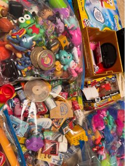 Lot of little toys. Some are collectible maybe over 1,000 pieces