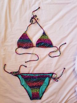 Victoria's Secret multi colored cheetah print