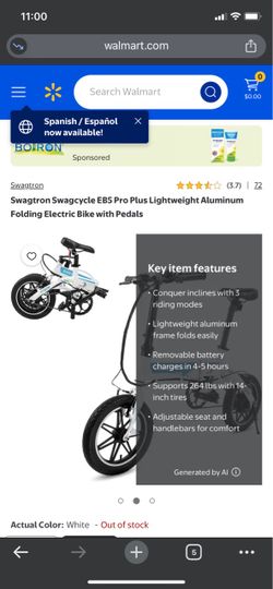 Electric bicycle brand new never used in original box