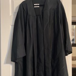 Black Graduation Gown 