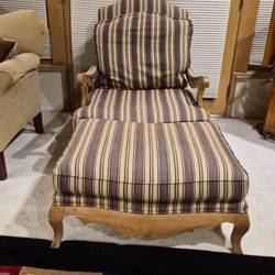 Moving: Formal Chair And ottoman