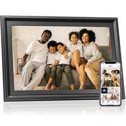 Canupdog 10.1 inch Digital Picture Frame WiFi Digital Photo Frame with 1280x800 IPS LCD Touch Screen, Auto-Rotate, Slideshow, to Share Photos or Video