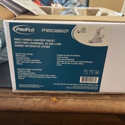 Proflo single handle lavatory faucet