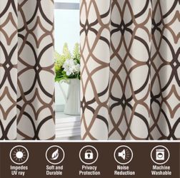 Blackout curtains pack of 4 dimensions 52” width x 84” length