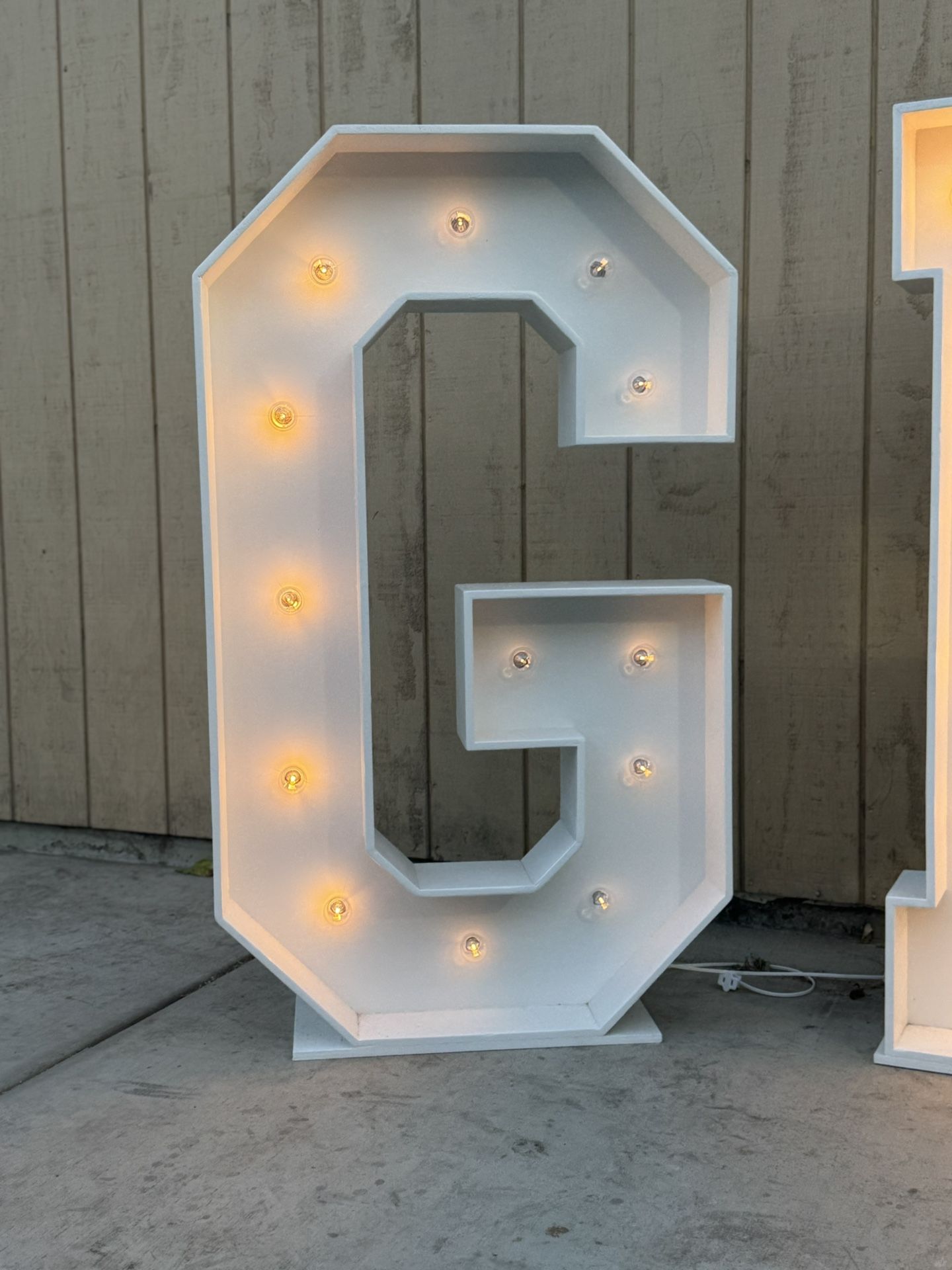 4ft Tall Wide Marquee Letters For Sale