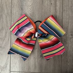 Serape Cheer Bow 